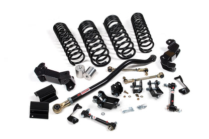 2020-2023 Jeep Gladiator JT 4WD 3-3.5 Inch J-Kontrol Suspension Lift Kit 1.5-2 Inch Rear non-Mohave JSPEC JKS Manufacturing-2