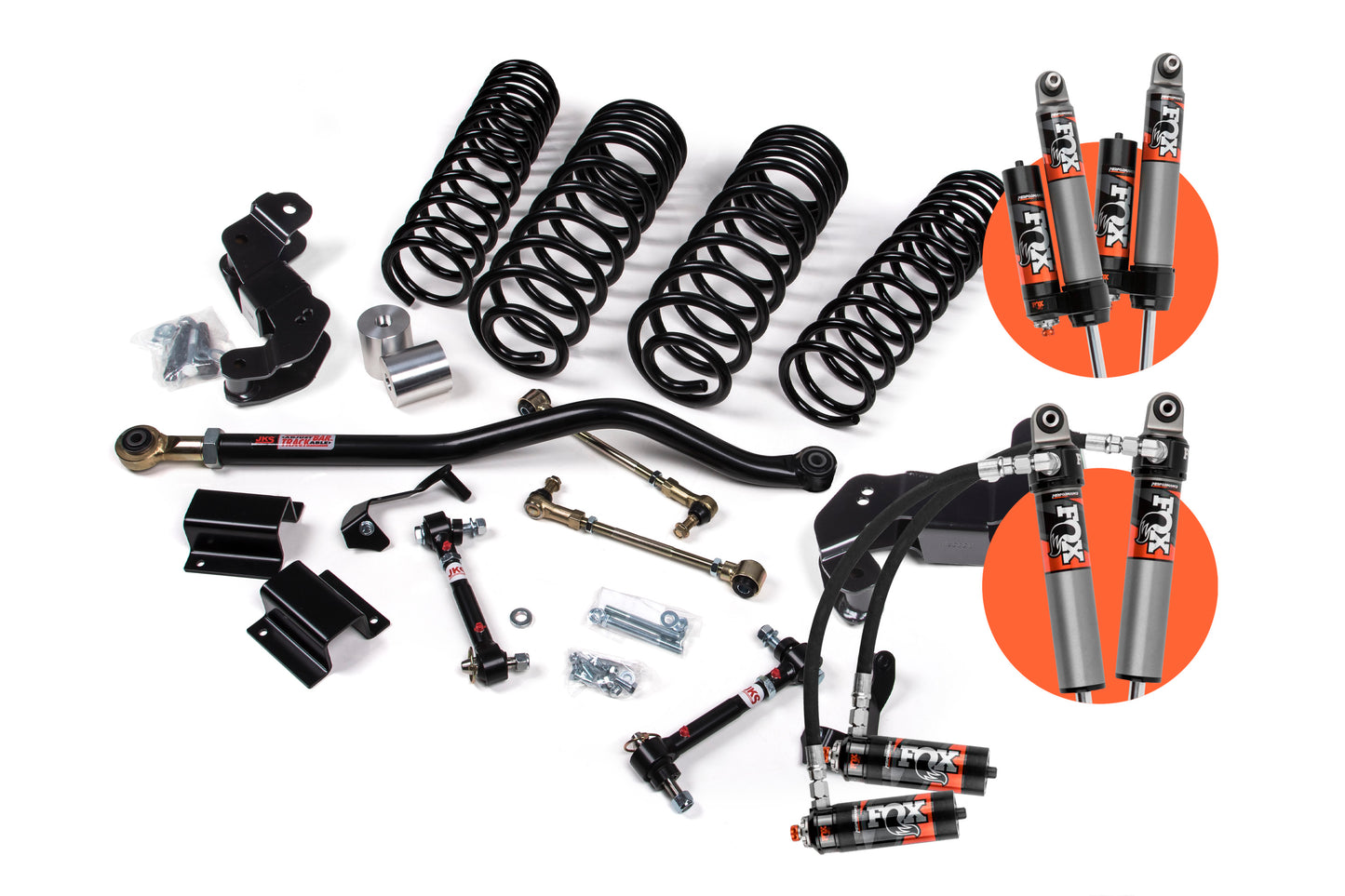 2020-2023 Jeep Gladiator JT 4WD 3-3.5 Inch J-Kontrol Suspension Lift Kit 1.5-2 Inch Rear non-Mohave JSPEC JKS Manufacturing-1