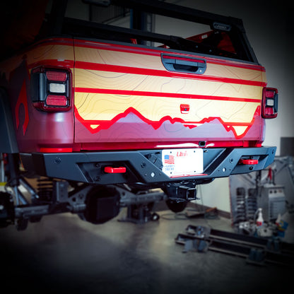 Gladiator JT Rear Bumper with Sensor Holes Artec Industries-1