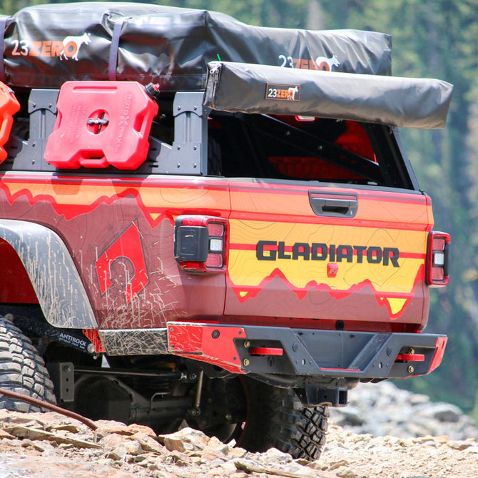 JT Rear Bumper Aluminum Corner Skids Artec Industries-3