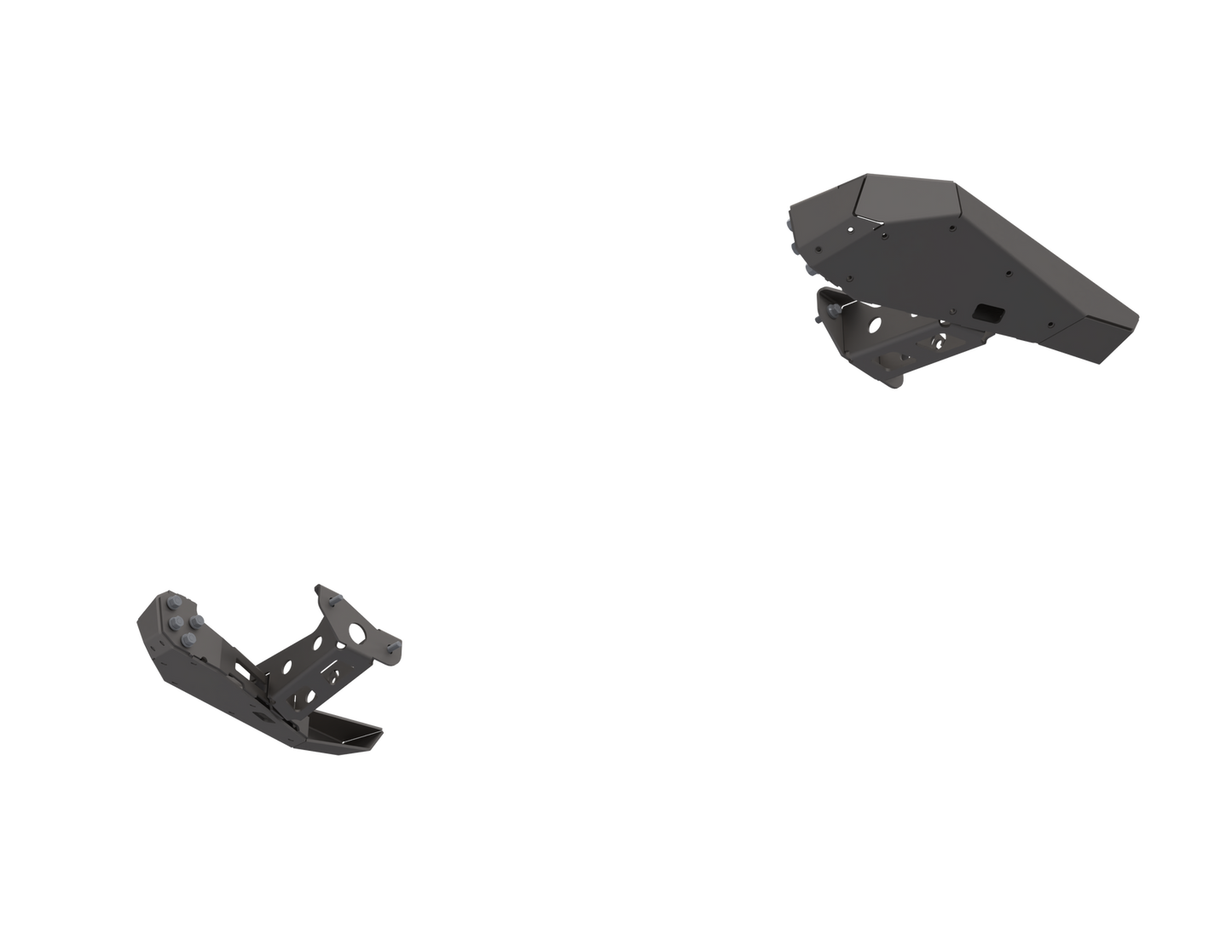 Artec Industries 07-Up Jeep Wranger/Gladiator High Clearance Rear Bumper Corner Pods Raw Steel