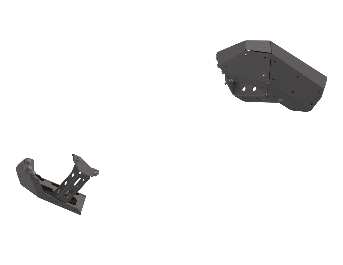 Artec Industries 07-Up Jeep Wranger/Gladiator High Clearance Rear Bumper Corner Pods Boatside Cut Raw Steel