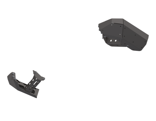 Artec Industries 07-Up Jeep Wranger/Gladiator High Clearance Rear Bumper Corner Pods Boatside Cut Raw Steel