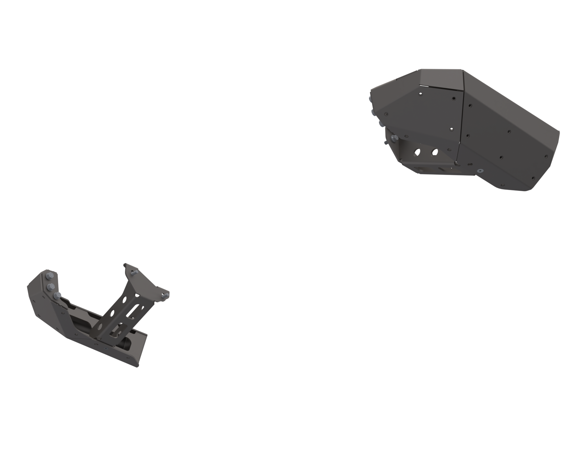 07-Up Jeep Wranger/Gladiator High Clearance Rear Bumper Corner Pods Boatside Cut Raw Steel Artec Industries