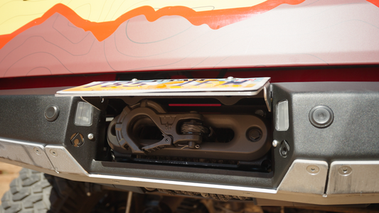 Jeep High Clearance Rear Bumper Winch Fairlead Mounting Bracket Artec Industries-1