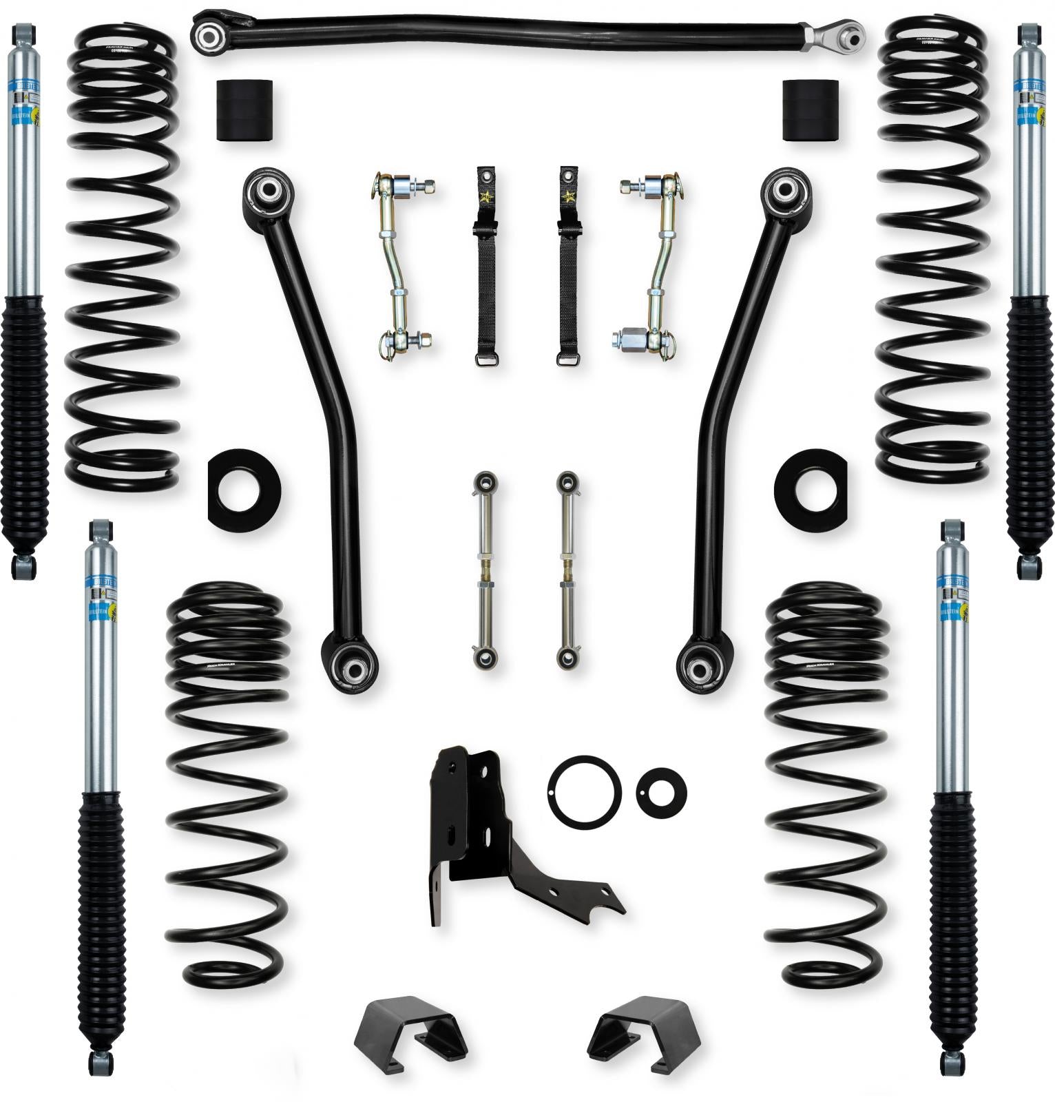 2.0 Inch Adventure Mid-Arm Suspension System for Jeep Gladiator JT Diesel Models Rock Krawler-1