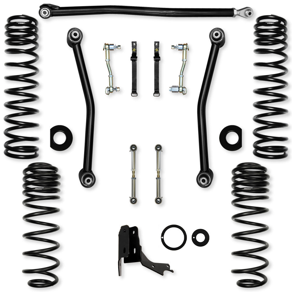 2.0 Inch Adventure Mid-Arm Suspension System for Jeep Gladiator JT Gas Models Rock Krawler-2