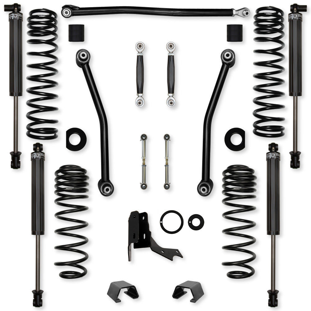 2.0 Inch Adventure No Limits Mid-Arm Suspension System for Jeep Gladiator JT Gas Models Rock Krawler