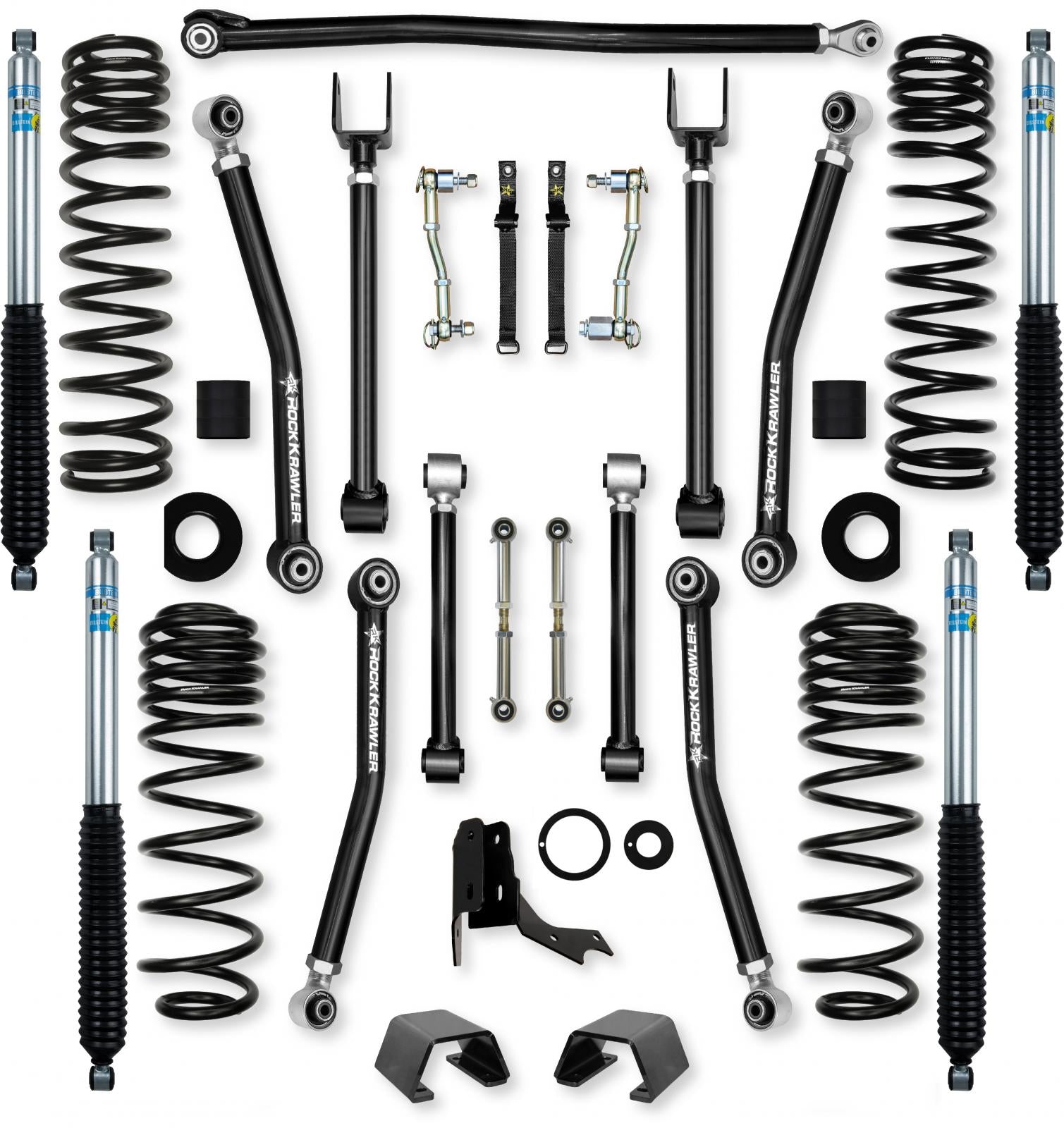 2.0 Inch Adventure X Mid-Arm Suspension System for Jeep Gladiator JT Gas Models Rock Krawler-1