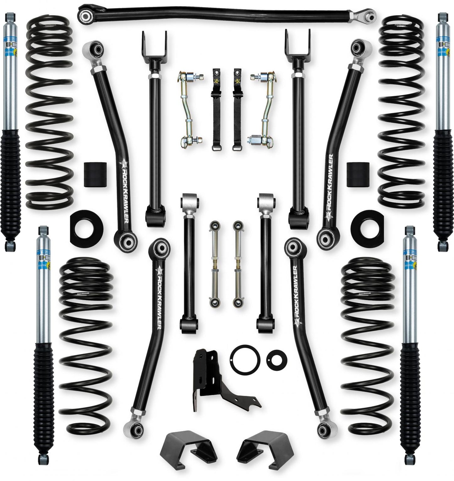 2.0 Inch Adventure X Mid-Arm Suspension System for Jeep Gladiator JT Diesel Models Rock Krawler-1