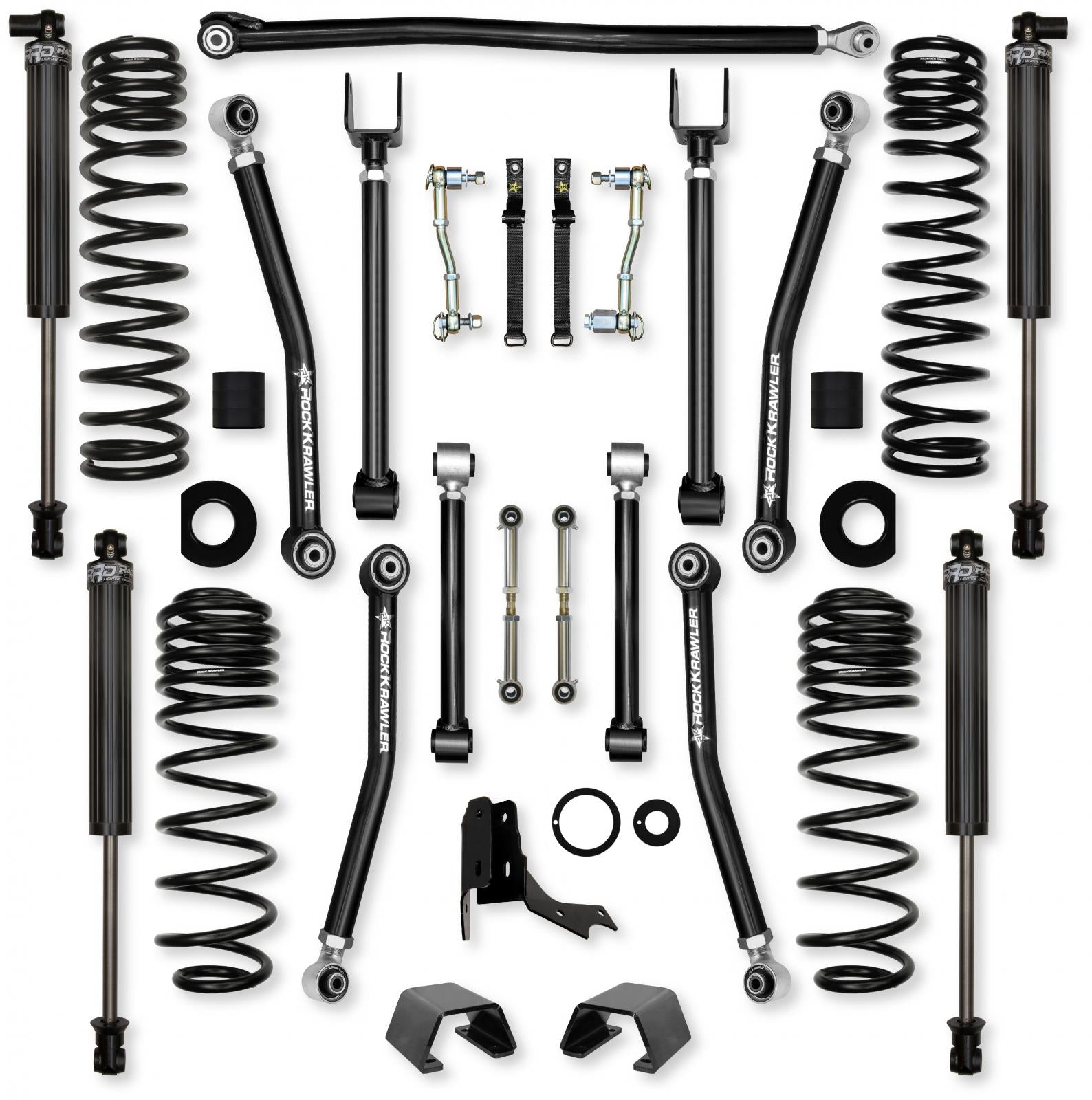 2.0 Inch Adventure X Mid-Arm Suspension System for Jeep Gladiator JT Diesel Models Rock Krawler