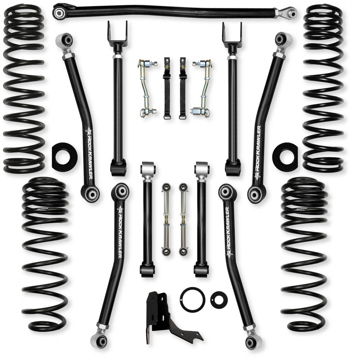2.0 Inch Adventure X Mid-Arm Suspension System for Jeep Gladiator JT Gas Models Rock Krawler-2