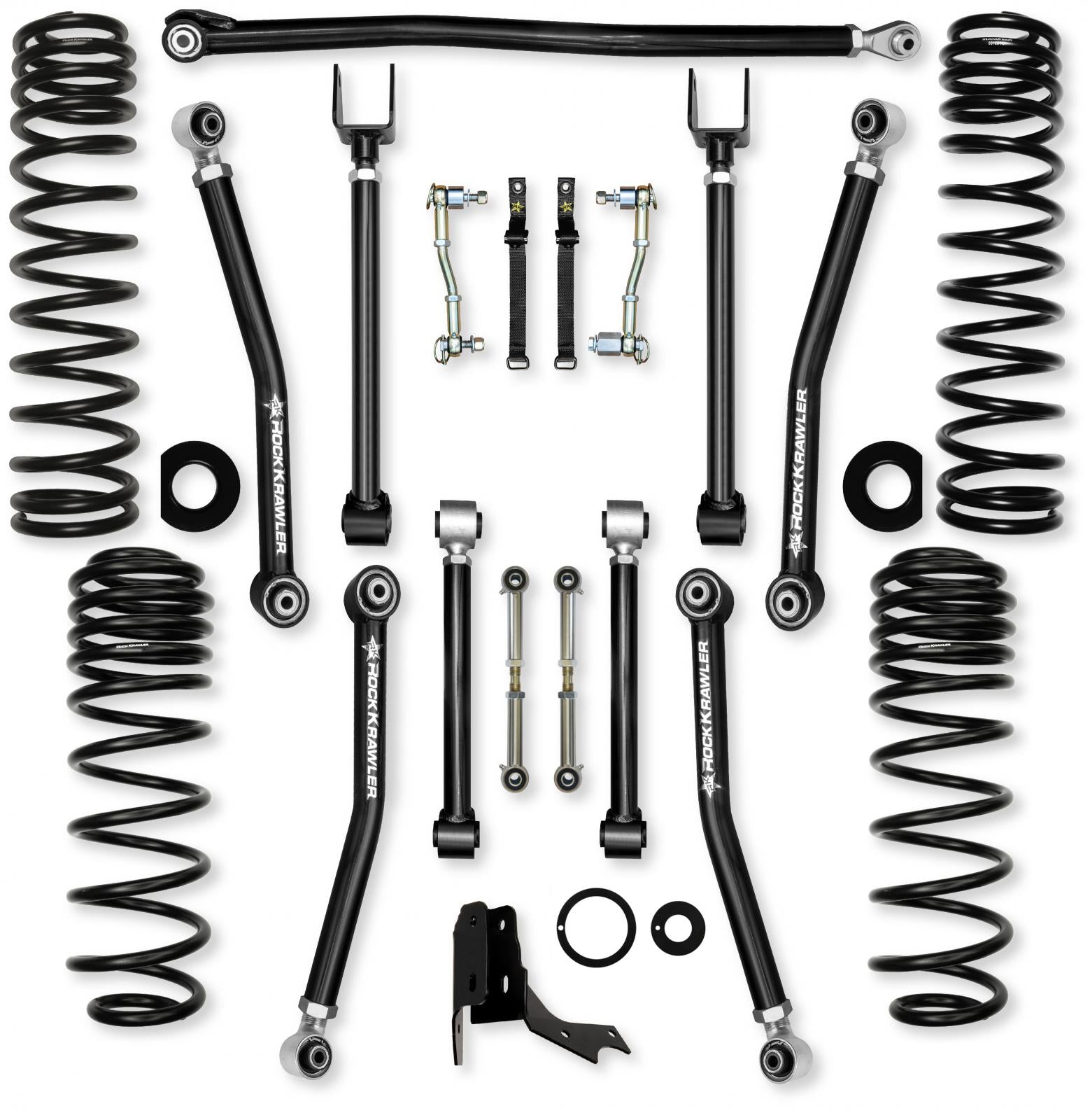 2.0 Inch Adventure X Mid-Arm Suspension System for Jeep Gladiator JT Gas Models Rock Krawler-2