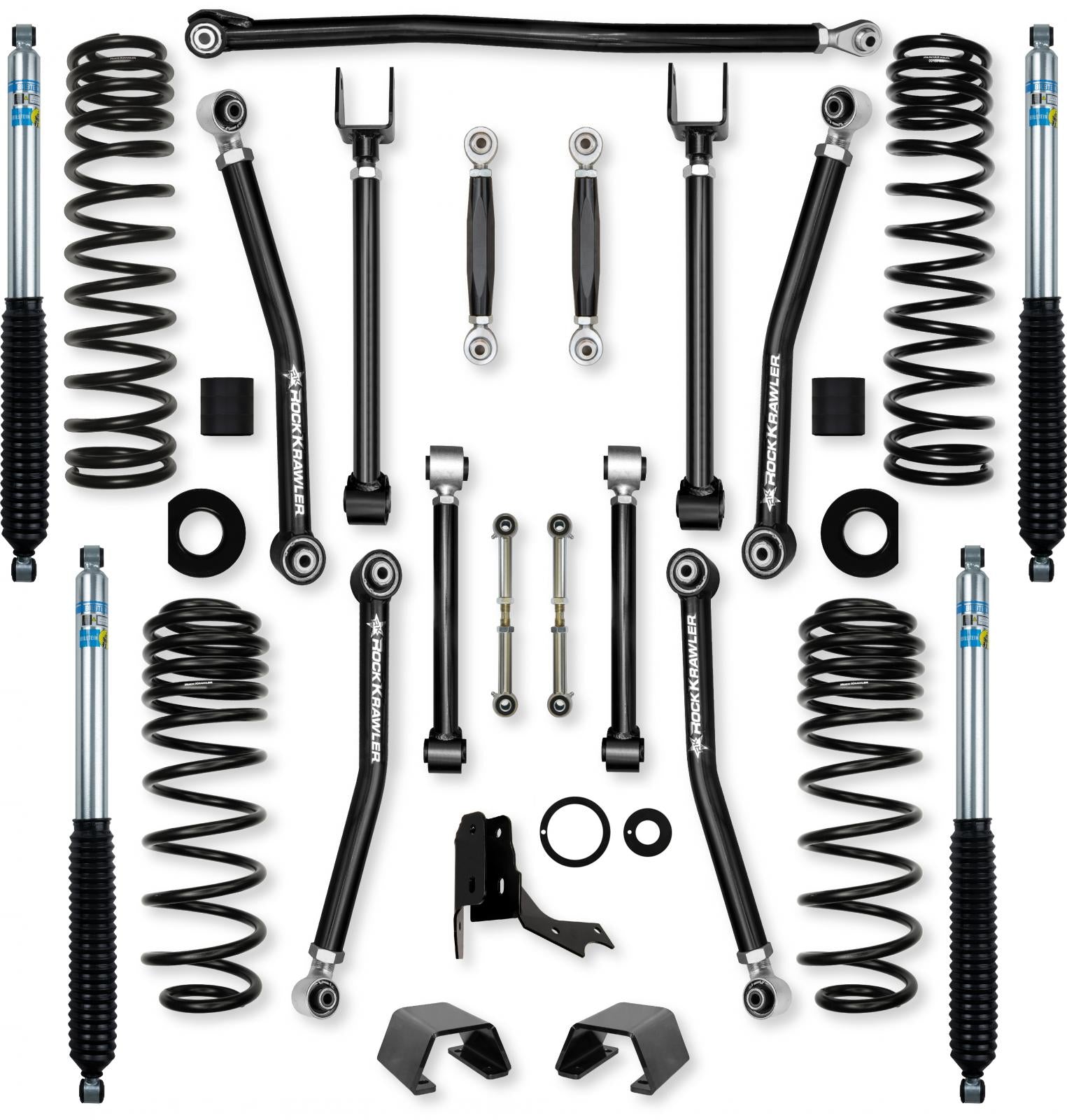 2.0 Inch Adventure X No Limits Mid-Arm Suspension System for Jeep Gladiator JT Rubicon Gas Models Rock Krawler-1