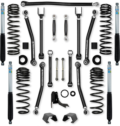 2.0 Inch Adventure X No Limits Mid-Arm Suspension System for Jeep Gladiator JT Gas Models Rock Krawler