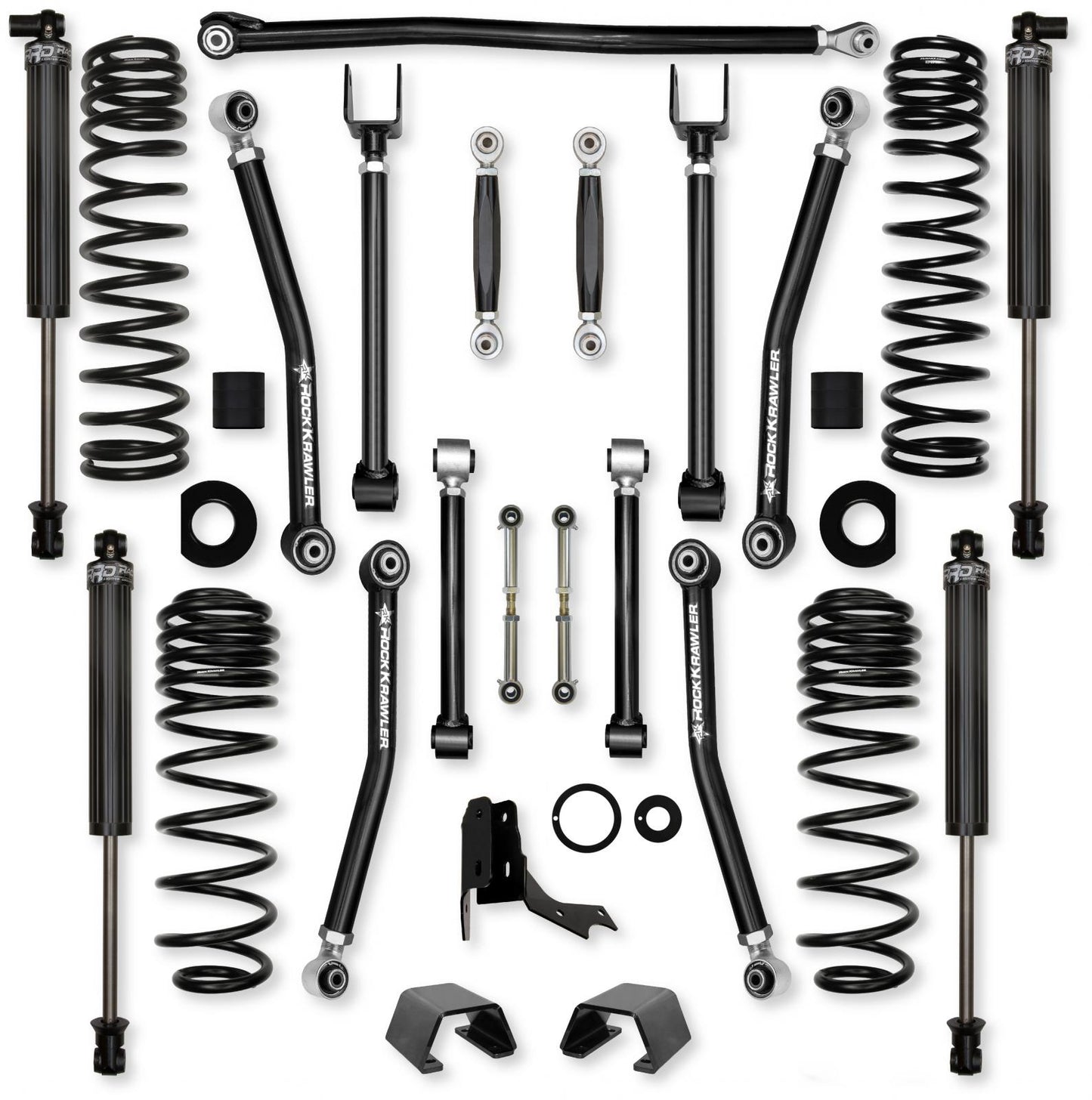 2.0 Inch Adventure X No Limits Mid-Arm Suspension System for Jeep Gladiator JT Rubicon Gas Models Rock Krawler