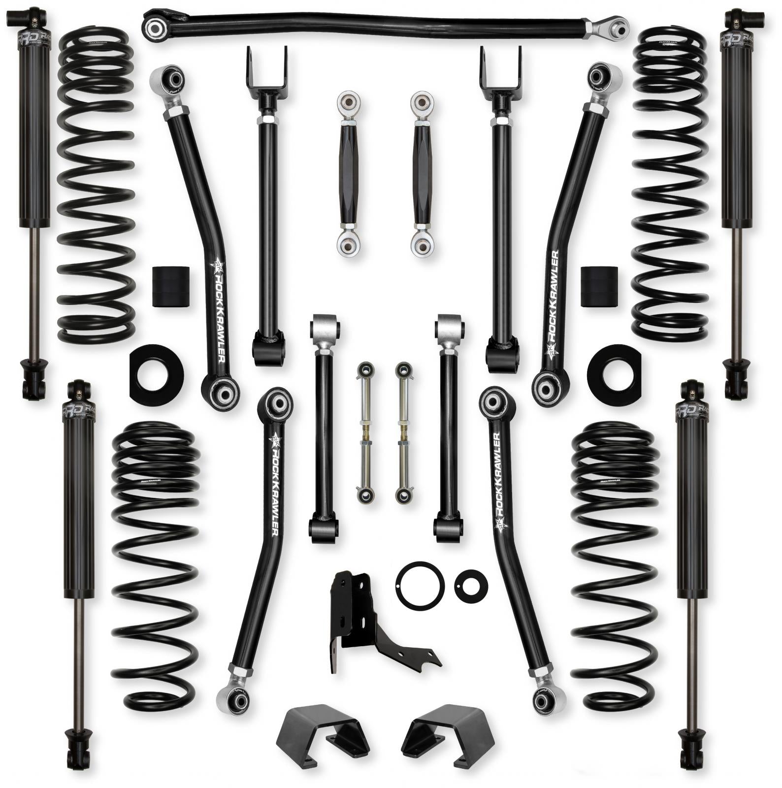 2.0 Inch Adventure X No Limits Mid-Arm Suspension System for Jeep Gladiator JT Rubicon Gas Models Rock Krawler