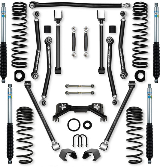 2.0 Inch Adventure X Pro No Limits Mid-Arm System for Jeep Gladiator JT Gas Models Rock Krawler-1
