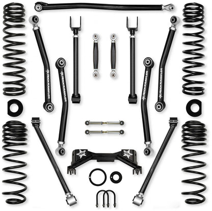 2.0 Inch Adventure X Pro No Limits Mid-Arm System for Jeep Gladiator JT Gas Models Rock Krawler-2