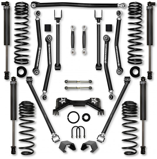 2.0 Inch Adventure X Pro No Limits Mid-Arm System for Jeep Gladiator JT Gas Models Rock Krawler