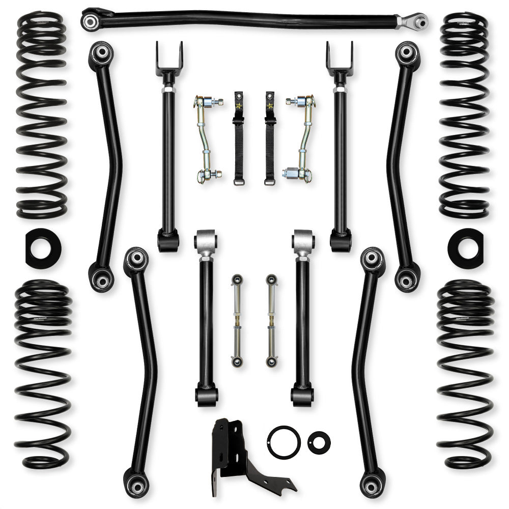 2.0 Inch Ultimate Adventure Mid-Arm Suspension System for Jeep Gladiator JT Diesel Models Rock Krawler-2