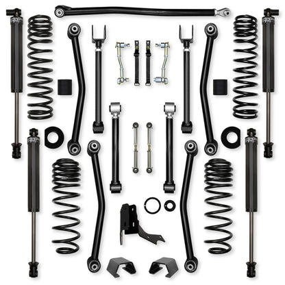 2.0 Inch Ultimate Adventure Mid-Arm Suspension System for Jeep Gladiator JT Diesel Models Rock Krawler
