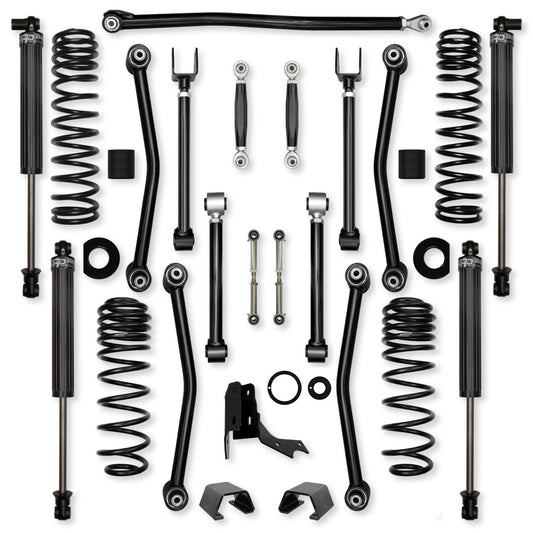 2.0 Inch Ultimate Adventure No Limits Mid-Arm Suspension System for 19-Present Gladiator JT Rubicon Only Gas Models Rock Krawler