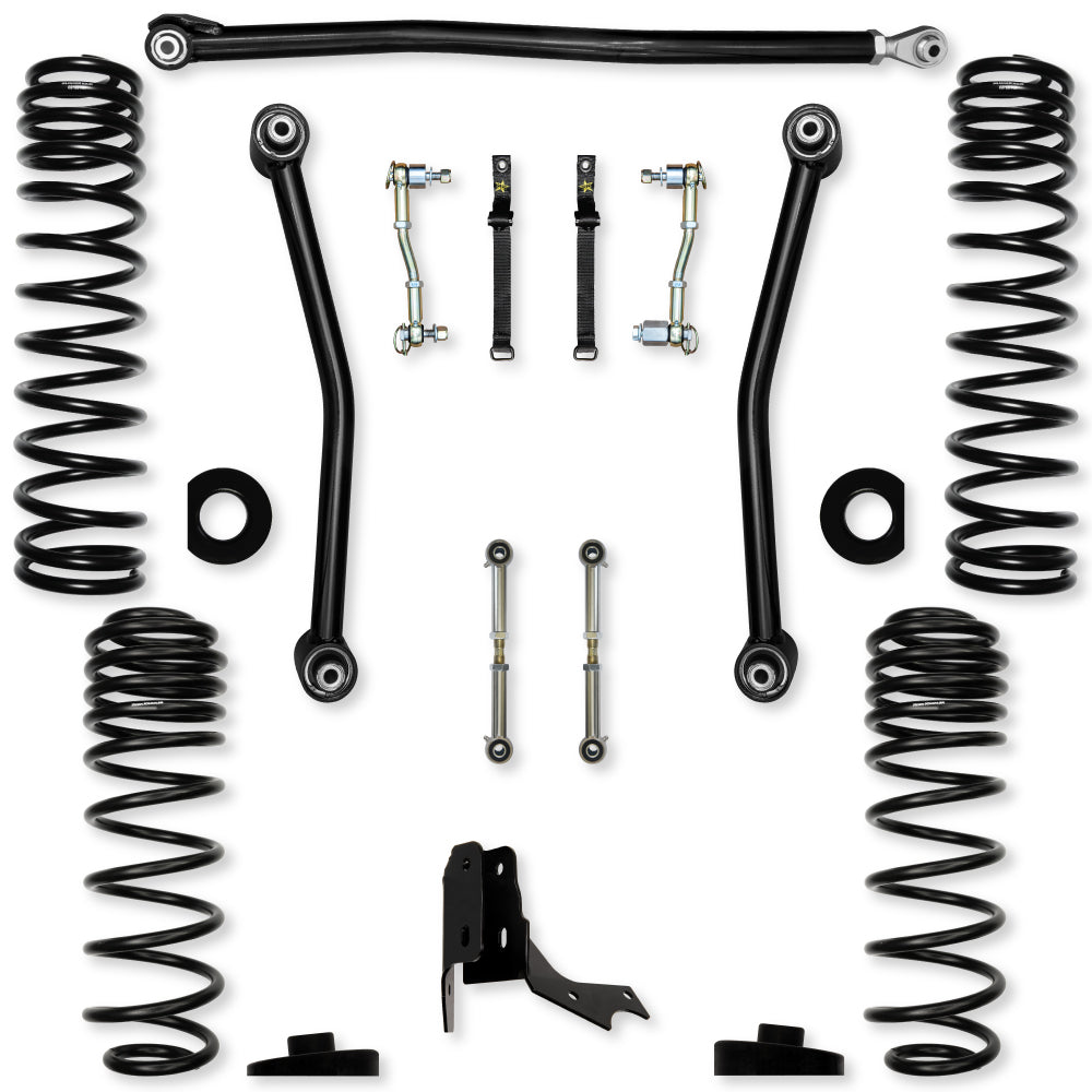 3.0 Inch Adventure Mid-Arm Suspension System for Jeep Gladiator JT Diesel Models Rock Krawler-2