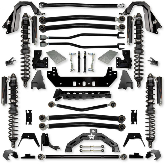 3.0 Inch Adventure X2 Coilover Long-Arm Suspension System for Jeep Gladiator JT Gas Models Trail Runner System Stage 1 Rock Krawler