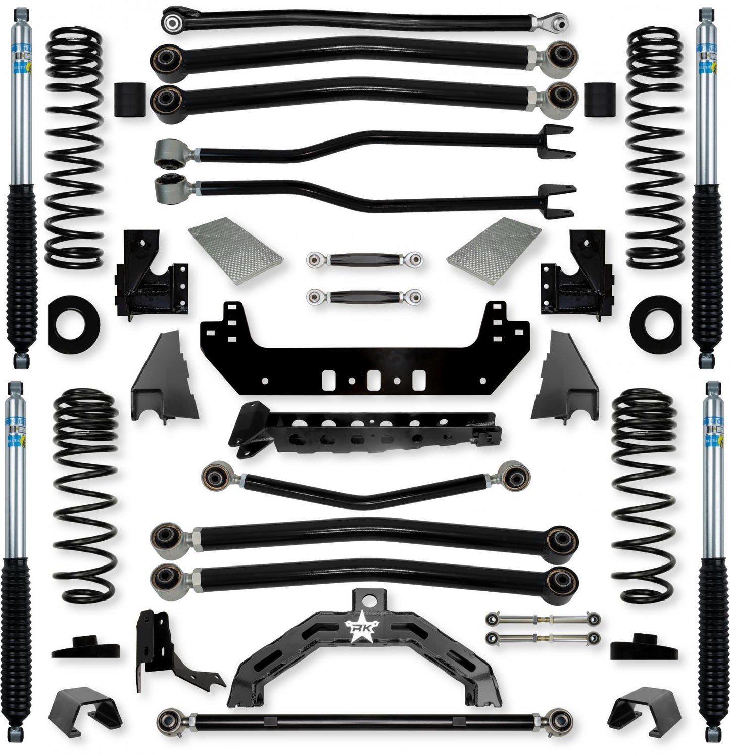 3.0 Inch Adventure X2 No Limits Long-Arm Suspension System for Jeep Gladiator JT Diesel Models Rock Krawler-1