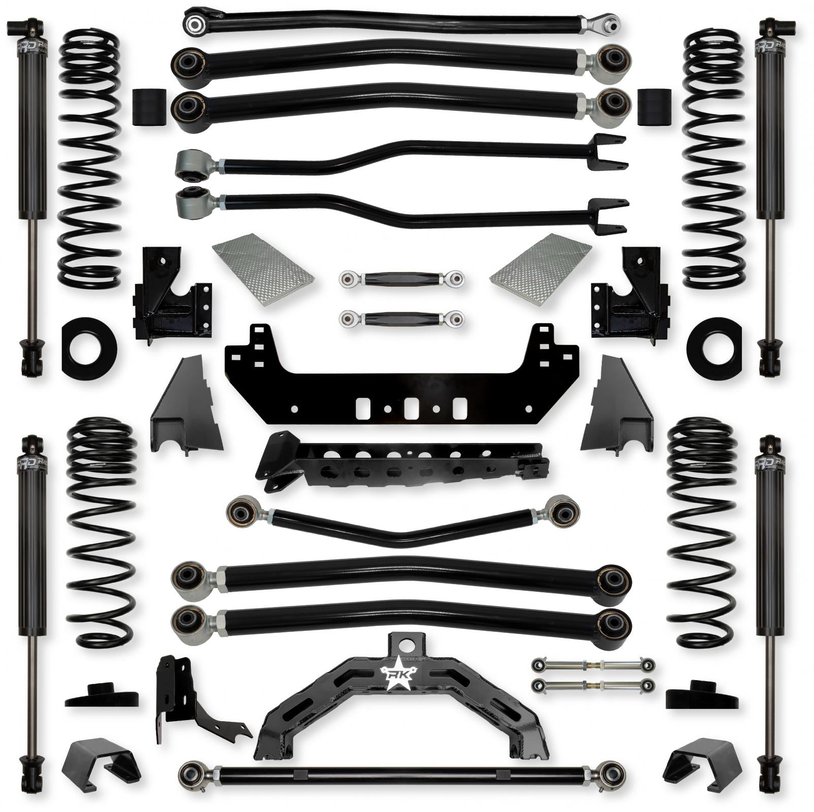 3.0 Inch Adventure X2 No Limits Long-Arm Suspension System for Jeep Gladiator JT Diesel Models Rock Krawler