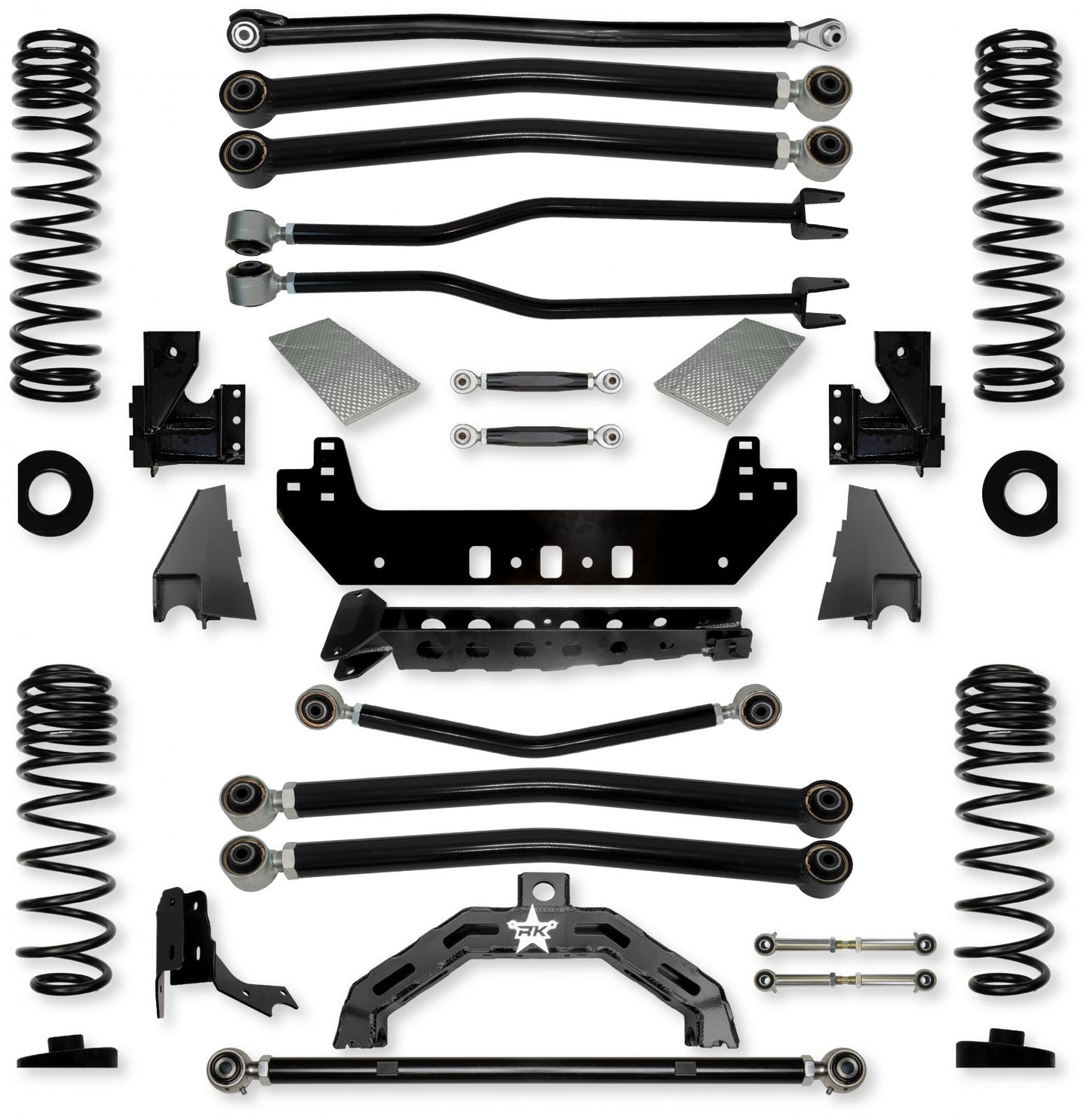 3.0 Inch Adventure X2 No Limits Long-Arm Suspension System for Jeep Gladiator JT Gas Models Rock Krawler-2