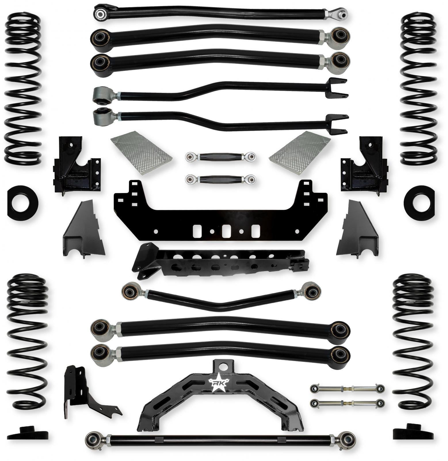 3.0 Inch Adventure X2 No Limits Long-Arm Suspension System for Jeep Gladiator JT Gas Models Rock Krawler-2