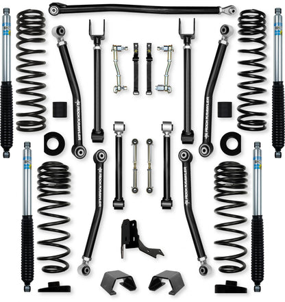 3.0 Inch Adventure X Mid-Arm Suspension System for Jeep Gladiator JT Gas Models Rock Krawler-1
