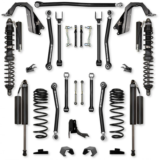 3.0 Inch Adventure X Coilover Mid-Arm Suspension System for Jeep Gladiator JT Gas Models Comp Stage 1 Rock Krawler