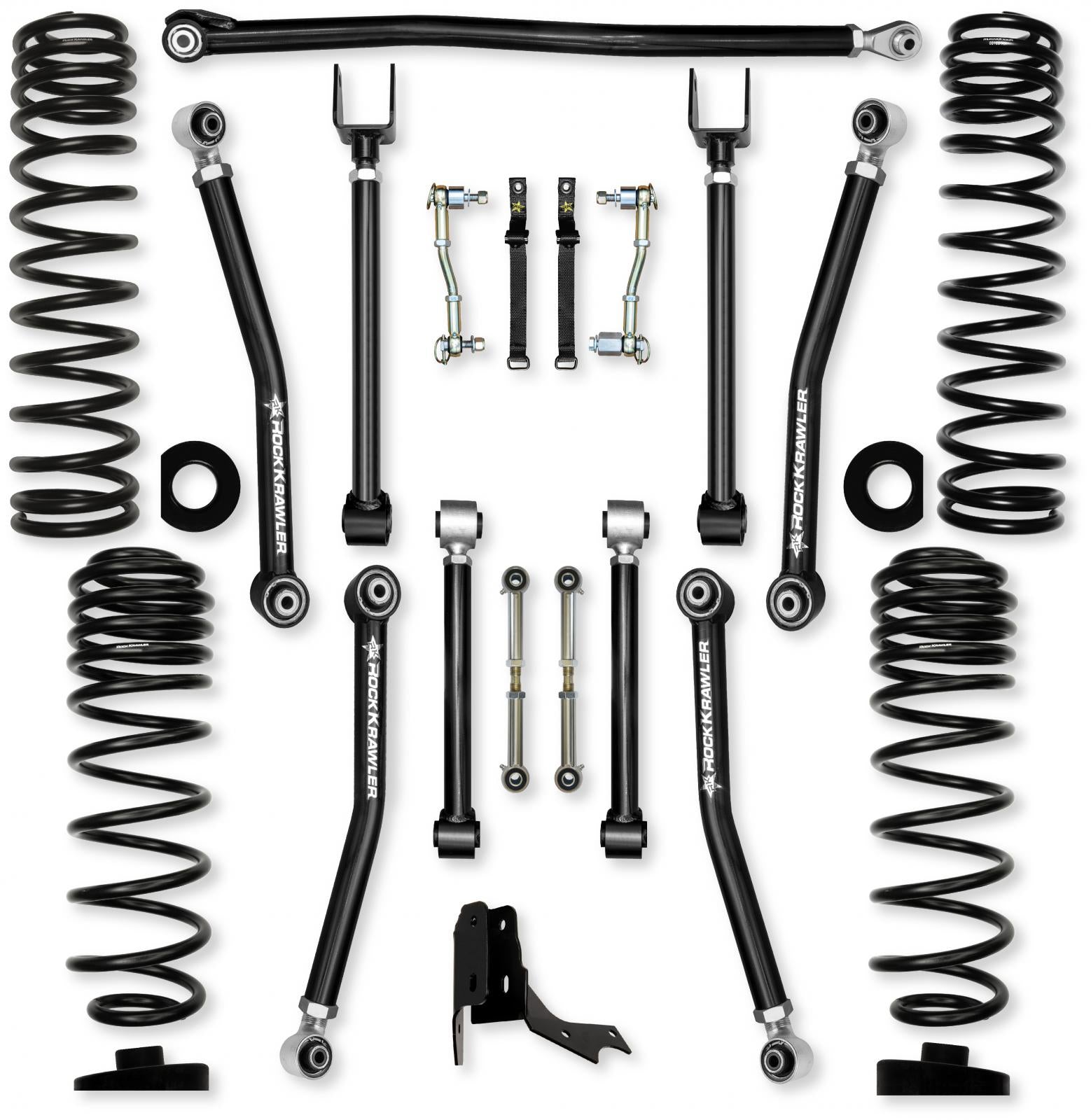3.0 Inch Adventure X Mid-Arm System for Jeep Gladiator JT Diesel Models Rock Krawler-2