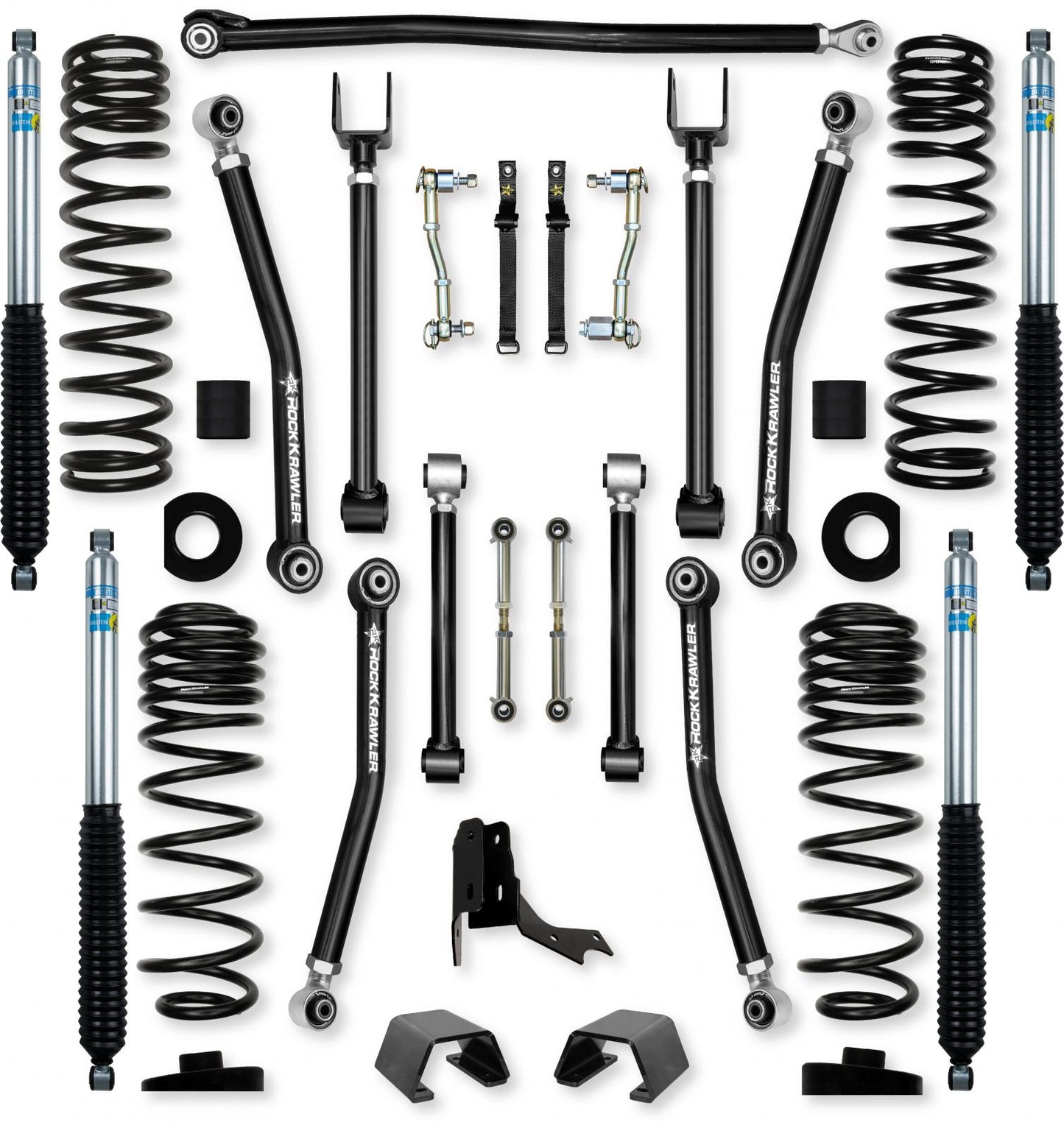 3.0 Inch Adventure X Mid-Arm System for Jeep Gladiator JT Diesel Models Rock Krawler-1