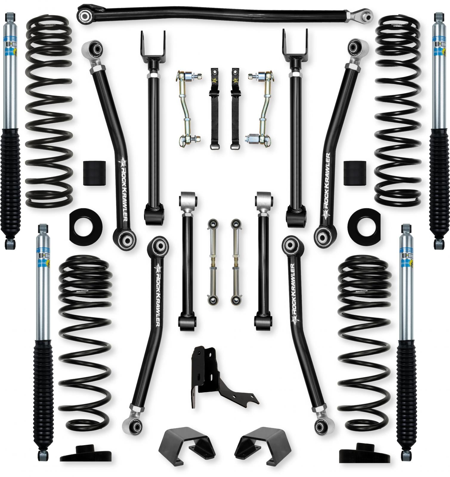 3.0 Inch Adventure X Mid-Arm System for Jeep Gladiator JT Diesel Models Rock Krawler-1