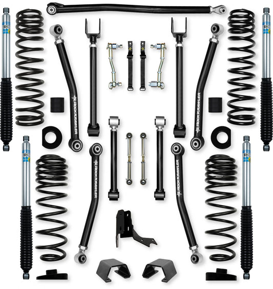 3.0 Inch Adventure X Mid-Arm System for Jeep Gladiator JT Diesel Models Rock Krawler-1