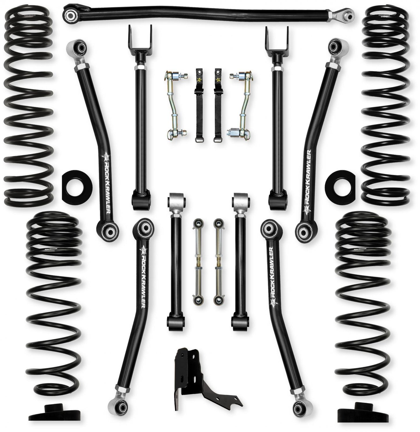 3.0 Inch Adventure X Mid-Arm Suspension System for Jeep Gladiator JT Gas Models Rock Krawler-2