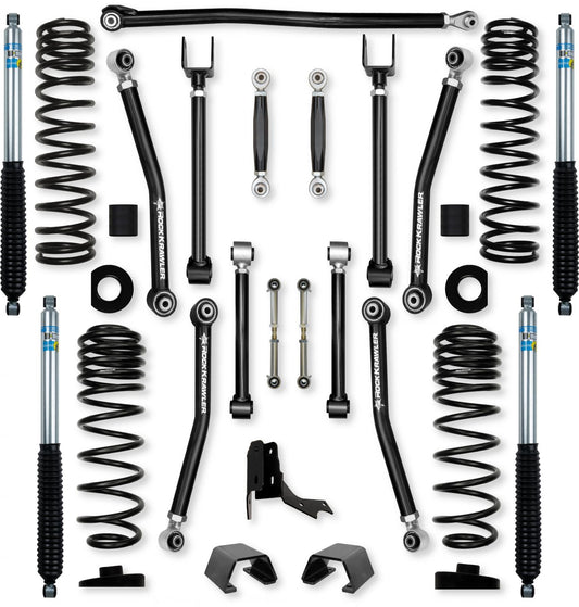 3.0 Inch Adventure X No Limits Mid-Arm Suspension System for Jeep Gladiator JT Rubicon Diesel Models Rock Krawler-1