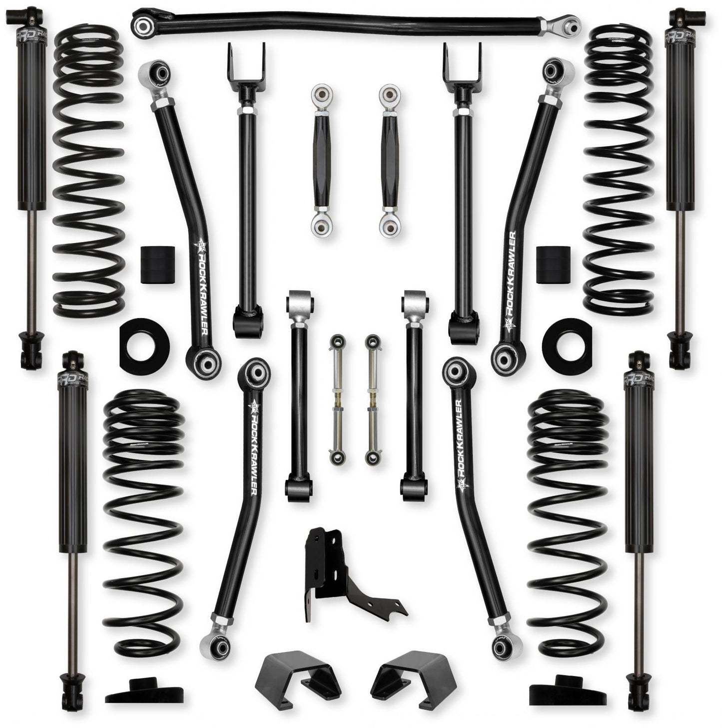 3.0 Inch Adventure X No Limits Mid-Arm Suspension System for Jeep Gladiator JT Rubicon Diesel Models Rock Krawler