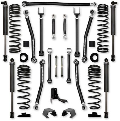 3.0 Inch Adventure X No Limits Mid-Arm Suspension System for Jeep Gladiator JT Rubicon Diesel Models Rock Krawler