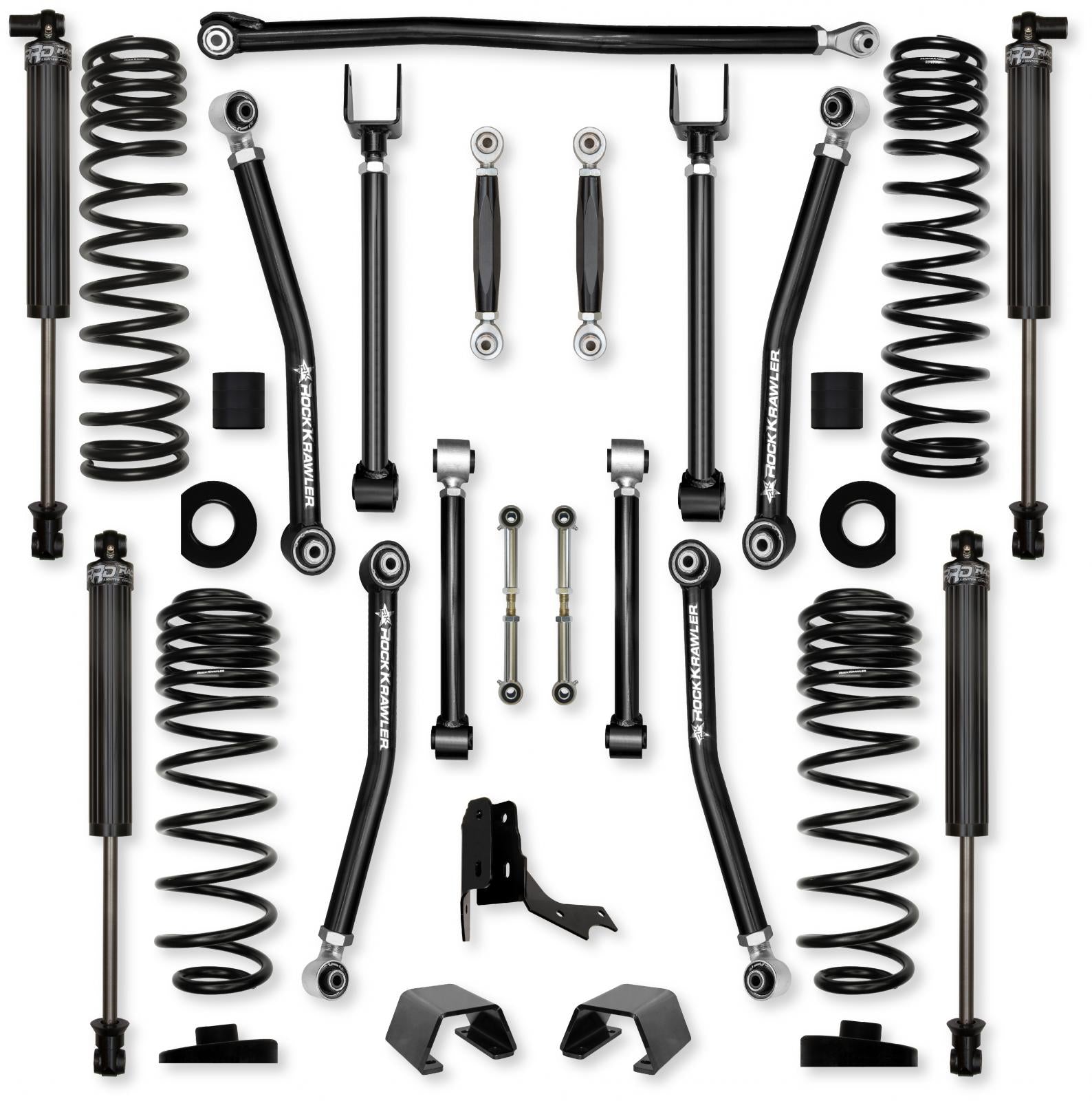 3.0 Inch Adventure X No Limits Mid-Arm Suspension System for Jeep Gladiator JT Rubicon Gas Models Rock Krawler