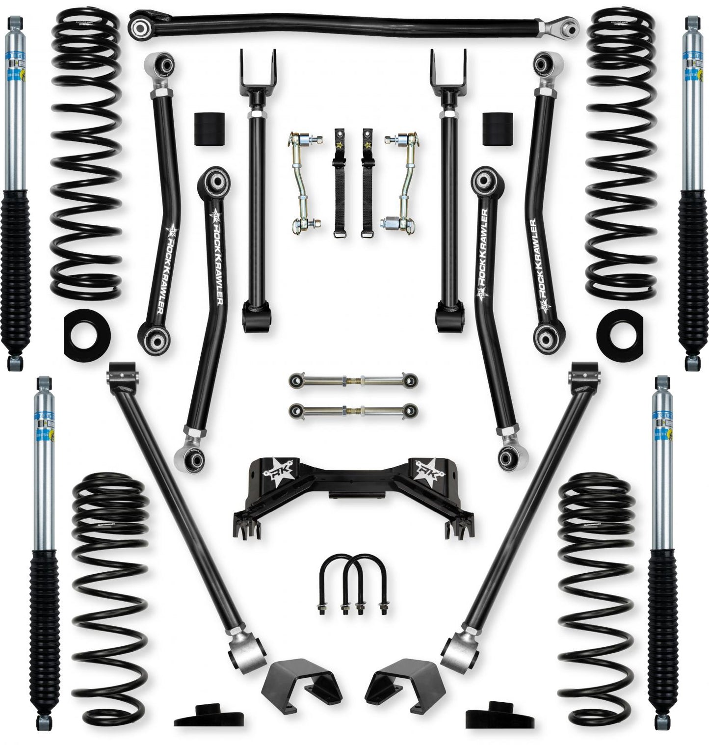 3.0 Inch Adventure X Pro Mid-Arm System for Jeep Gladiator JT Gas Models Rock Krawler-1