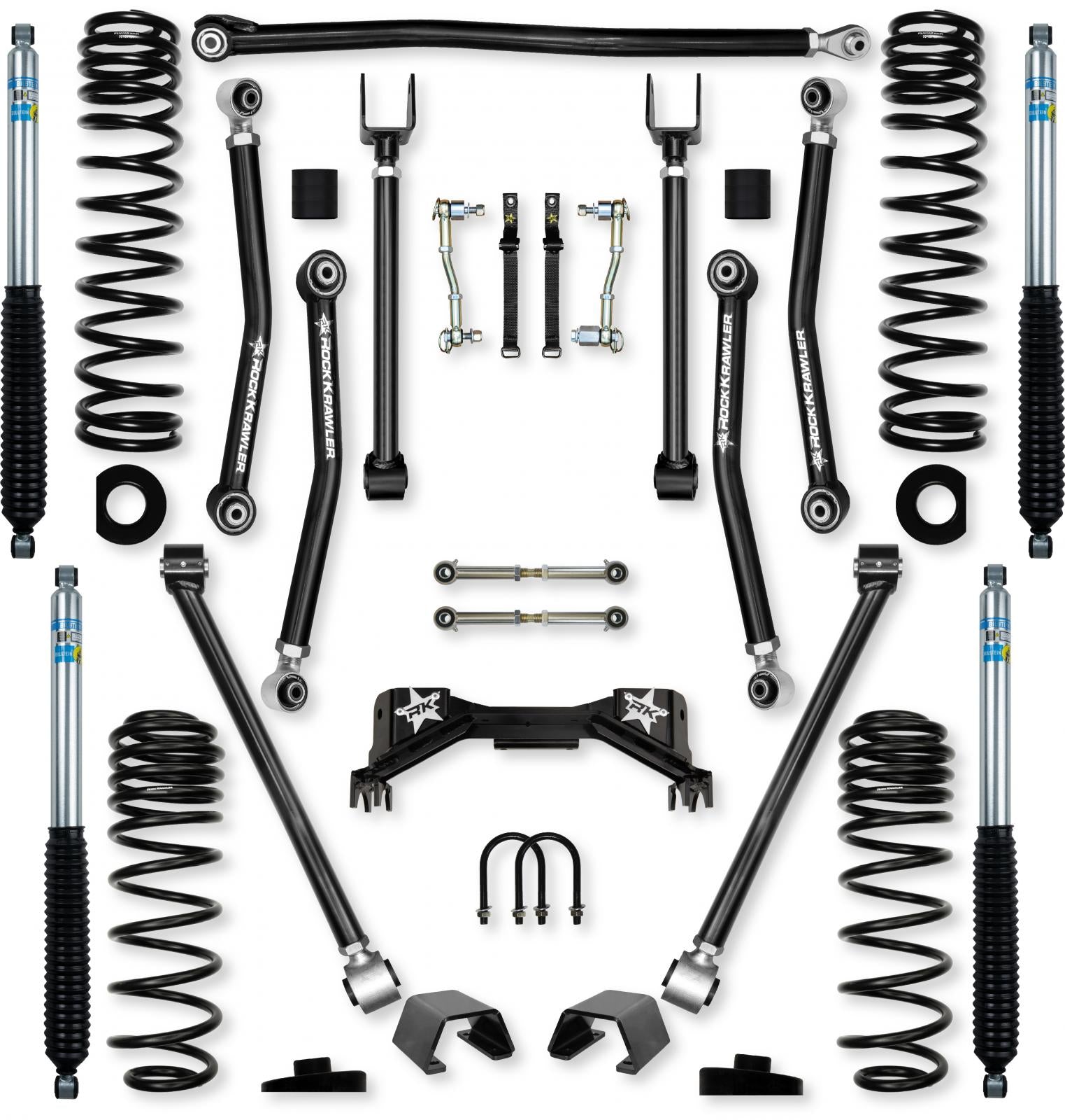 3.0 Inch Adventure X Pro Mid-Arm System for Jeep Gladiator JT Gas Models Rock Krawler-1