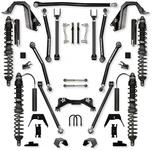 3.0 Inch Adventure X Pro Coilover Mid-Arm Suspension System for Jeep Gladiator JT Gas Models Trail Runner System Stage 1 Rock Krawler
