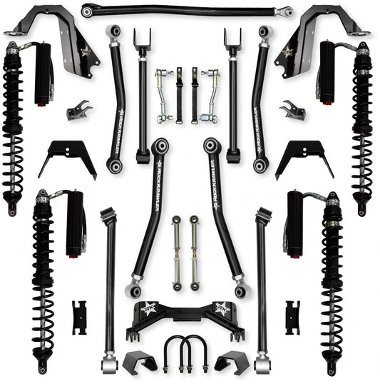 3.0 Inch Adventure X Pro Coilover Mid-Arm Suspension System for Jeep Gladiator JT Gas Models Trail Runner System Stage 2 Rock Krawler
