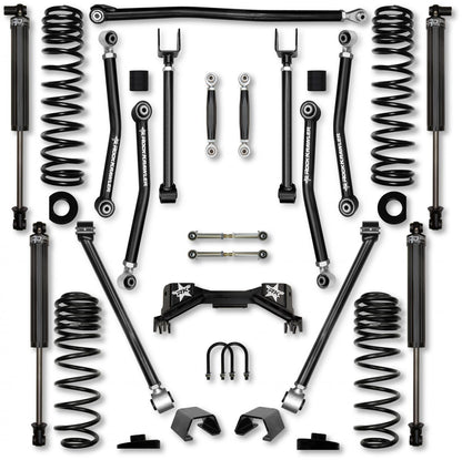 3.0 Inch Adventure X Pro No Limits Mid-Arm System for Jeep Gladiator JT Gas Models Rock Krawler