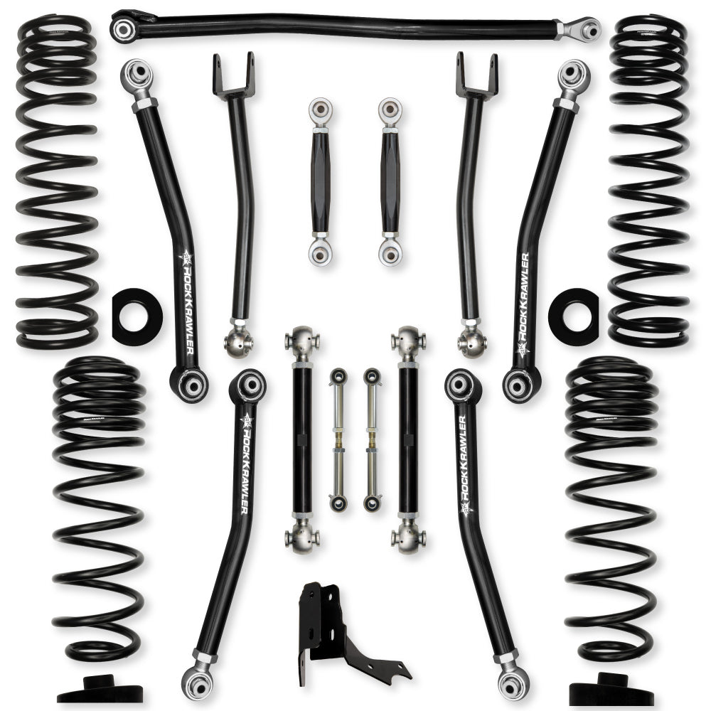 3.0 Inch X-Factor No Limits Mid-Arm System for Jeep Gladiator JT Rubicon Diesel Models Rock Krawler-2